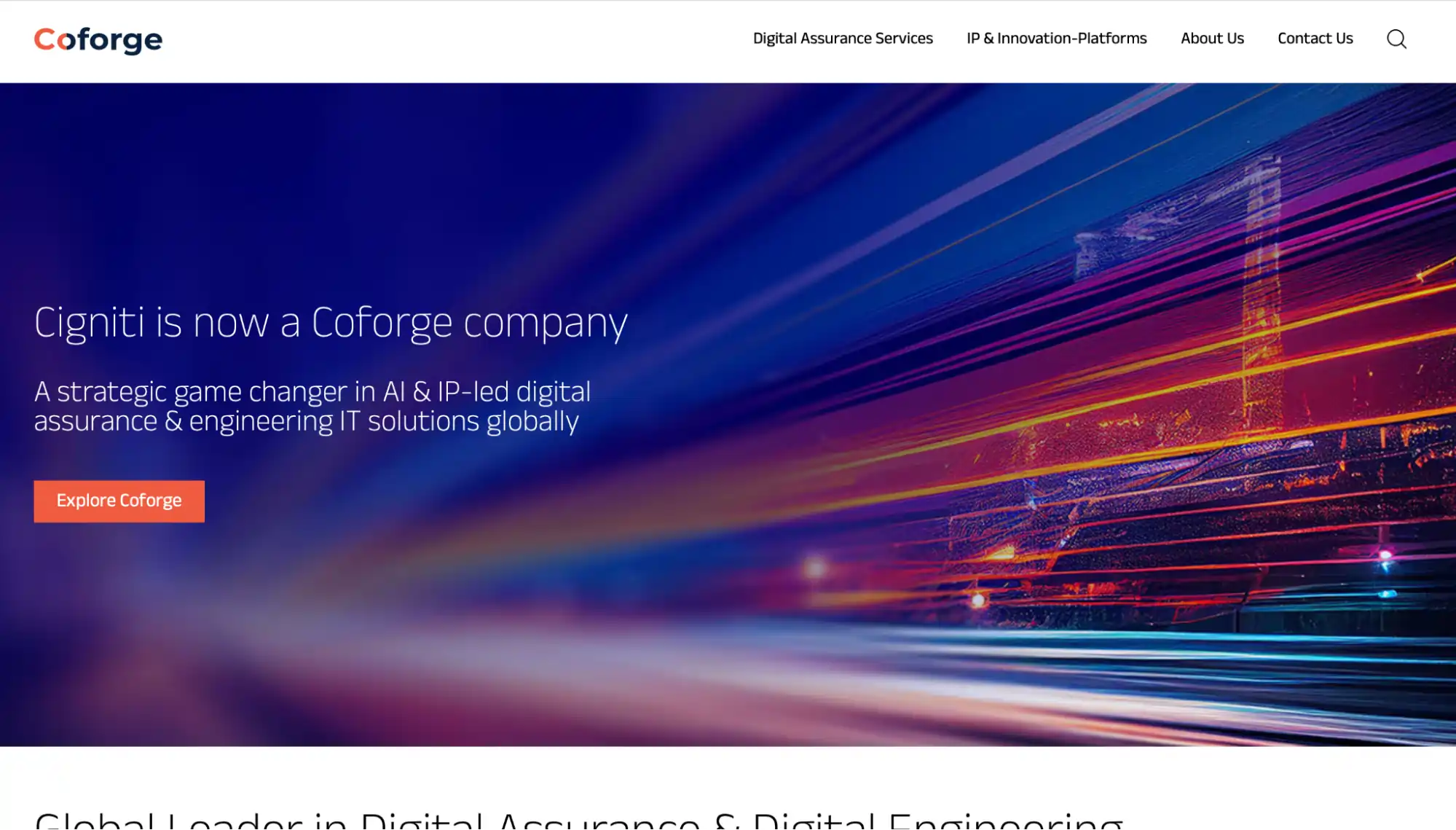 Cigniti Technologies (Coforge Quality Engineering)